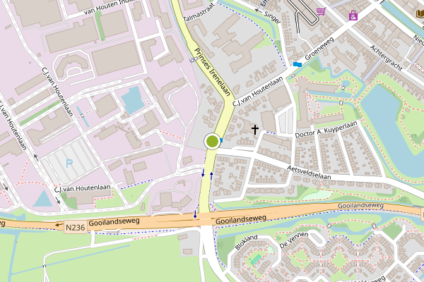 Ambulance-melding op C.J. van Houtenlaan, Weesp op 2 juni, kaart-overzicht