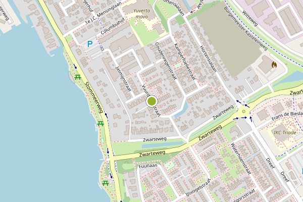 Ambulance-melding op Vuurdoornstraat, Aalsmeer op 2 juni, kaart-overzicht