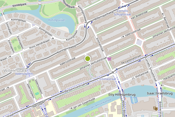 Ambulance-melding op Dufaystraat, Amsterdam op 2 juni, kaart-overzicht