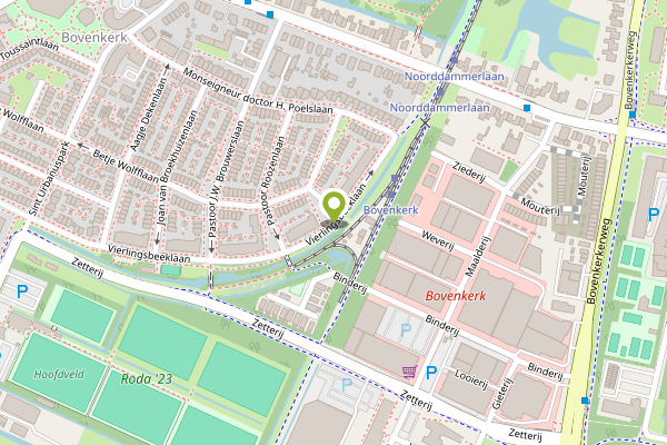Ambulance-melding op Vierlingsbeeklaan, Amstelveen op 29 april, kaart-overzicht