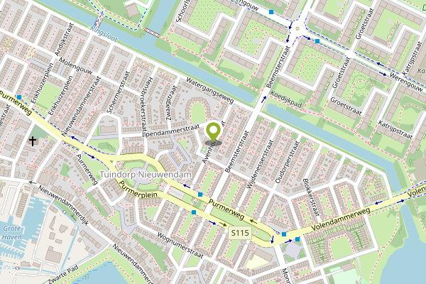 Ambulance-melding op Avenhornstraat, Amsterdam op 29 april, kaart-overzicht
