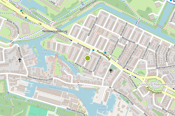 Ambulance-melding op Wervershoofstraat, Amsterdam op 3 juni, kaart-overzicht