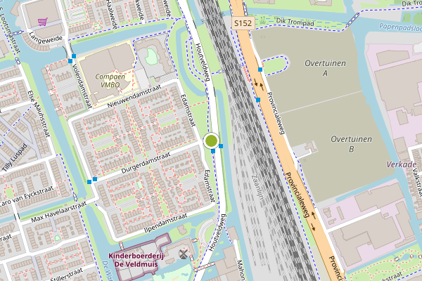 Ambulance-melding op Durgerdamstraat, Zaandam op 3 juni, kaart-overzicht