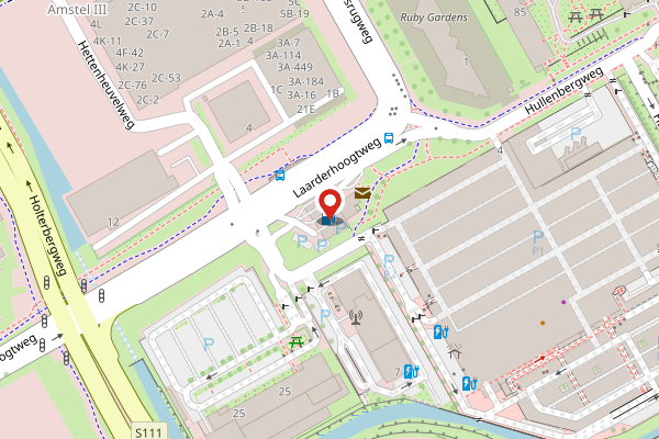 Brandweer-melding op Amsterdam op 29 april, kaart-overzicht