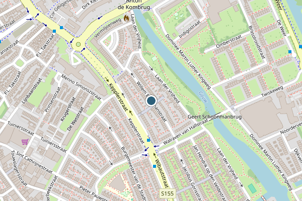 Politie-melding op Jan Brinkmanstraat, Zaandam op 3 juni, kaart-overzicht