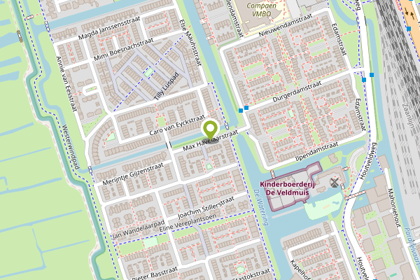 Ambulance-melding op Max Havelaarstraat, Zaandam op 30 april, kaart-overzicht