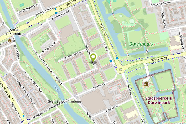 Ambulance-melding op Bristolroodstraat, Zaandam op 30 april, kaart-overzicht