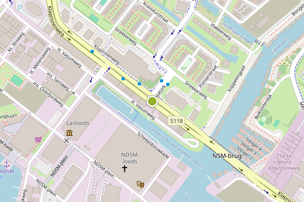 Ambulance-melding op Ataturk, Amsterdam op 3 juni, kaart-overzicht