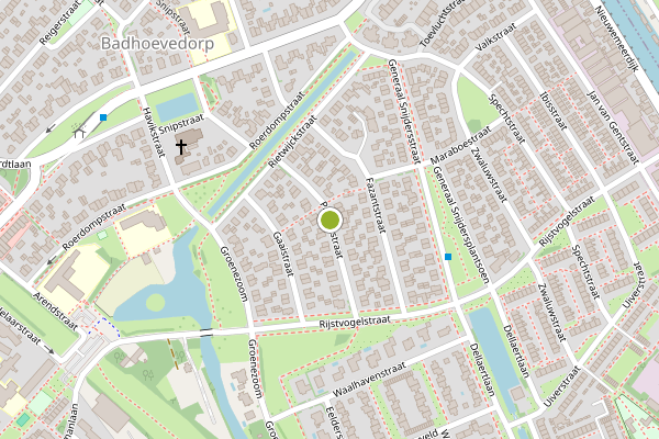 Ambulance-melding op Parkietstraat, Badhoevedorp op 1 juni, kaart-overzicht