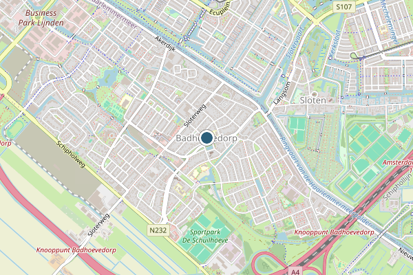 Politie-melding op Badhoevedorp op 31 mei, kaart-overzicht