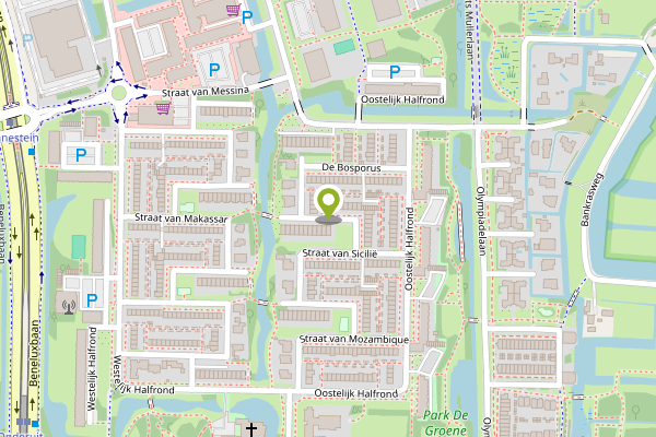 Ambulance-melding op De Bosporus, Amstelveen op 30 april, kaart-overzicht