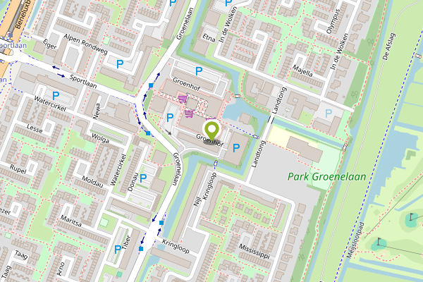 Ambulance-melding op Groenhof, Amstelveen op 29 april, kaart-overzicht