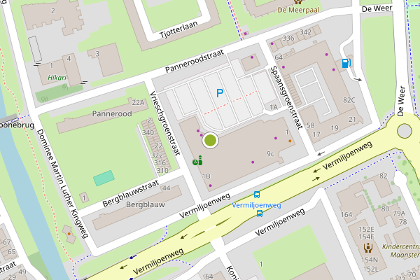 Ambulance-melding op Vrieschgroenstraat, Zaandam op 4 juni, kaart-overzicht