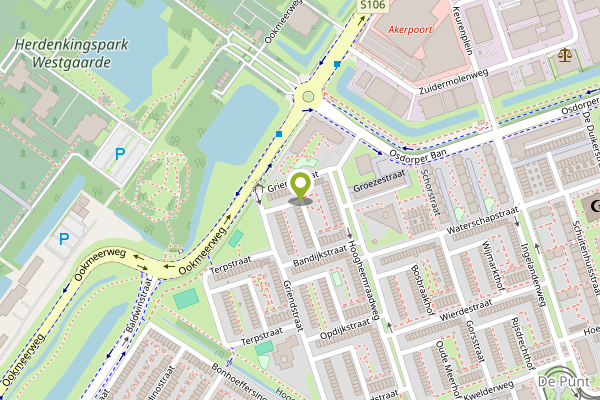 Ambulance-melding op Penninkshof, Amsterdam op 30 april, kaart-overzicht