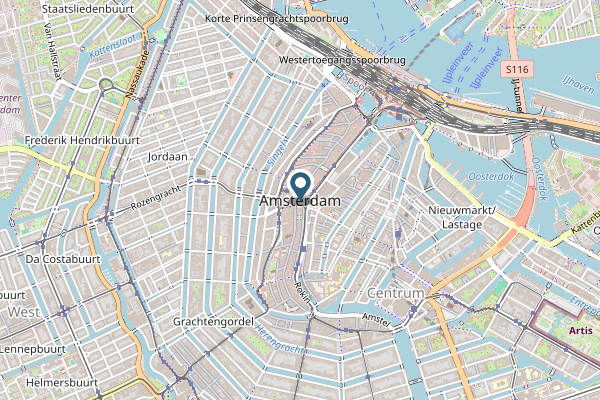 Politie-melding op Eerste Constantijn Huygensstra, Amsterdam op 30 april, kaart-overzicht