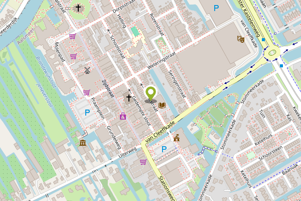 Ambulance-melding op Marktstraat, Aalsmeer op 30 april, kaart-overzicht
