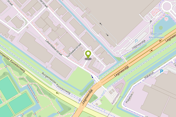 Ambulance-melding op Turfstekerstraat, Aalsmeer op 30 april, kaart-overzicht