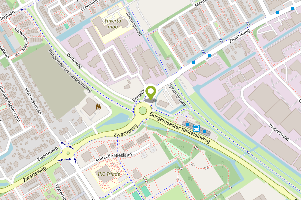 Ambulance-melding op Zwarteweg, Aalsmeer op 29 april, kaart-overzicht