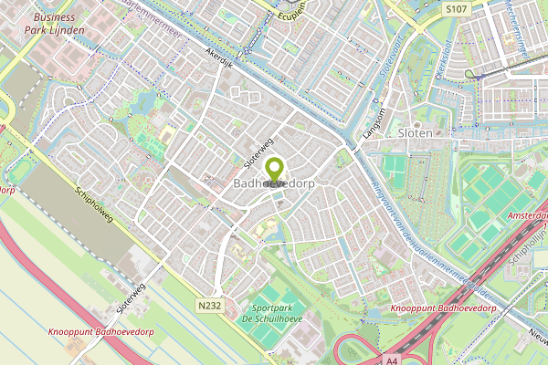 Ambulance-melding op Badhoevedorp op 6 augustus, kaart-overzicht
