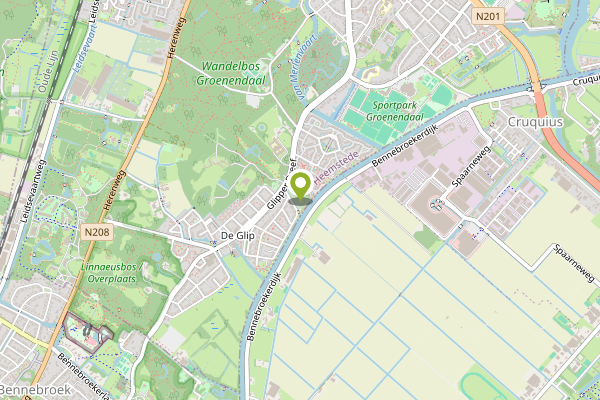Ambulance-melding op Schaepmanlaan, Heemstede op 1 mei, kaart-overzicht