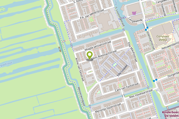 Ambulance-melding op Esther de Boer-van Rijkstraat, Zaandam op 1 mei, kaart-overzicht