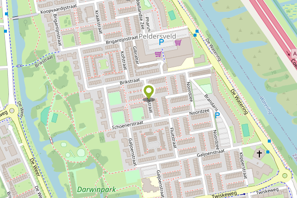 Ambulance-melding op Karveelstraat, Zaandam op 30 april, kaart-overzicht