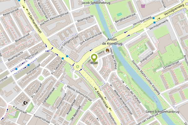 Ambulance-melding op Jan Bonekampstraat, Zaandam op 30 april, kaart-overzicht