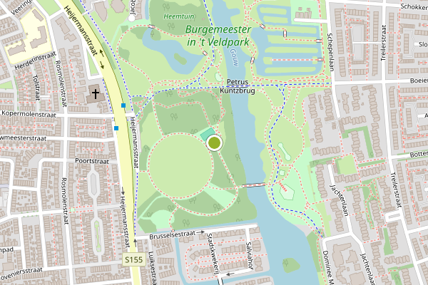 Ambulance-melding op Burg in 't Veldpark, Zaandam op 30 april, kaart-overzicht