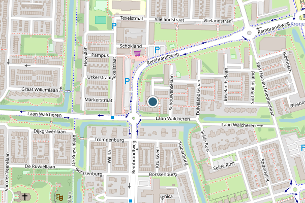 Politie-melding op Tholenseweg, Amstelveen op 6 juni, kaart-overzicht