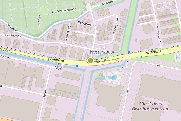 Ambulance-melding op Ducaatstraat, Zaandam op 6 juni, kaart-overzicht