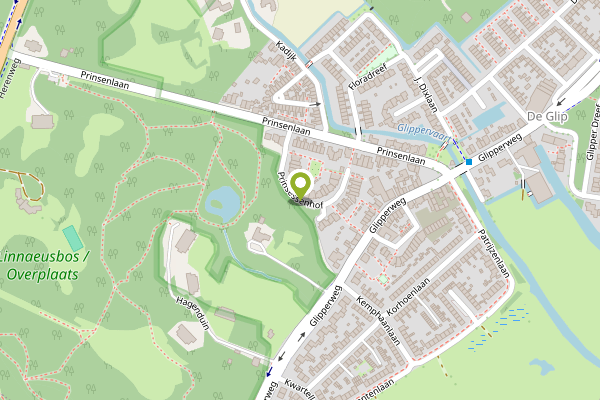 Ambulance-melding op Prinsessenhof, Heemstede op 21 april, kaart-overzicht