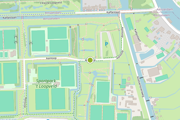 Ambulance-melding op Aanloop, Amstelveen op 6 juni, kaart-overzicht