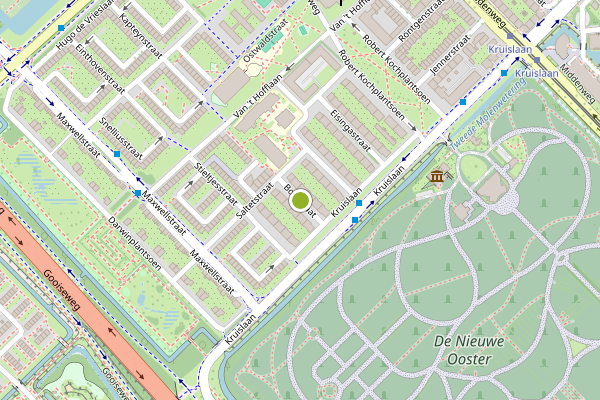 Ambulance-melding op Bolkstraat, Amsterdam op 6 juni, kaart-overzicht