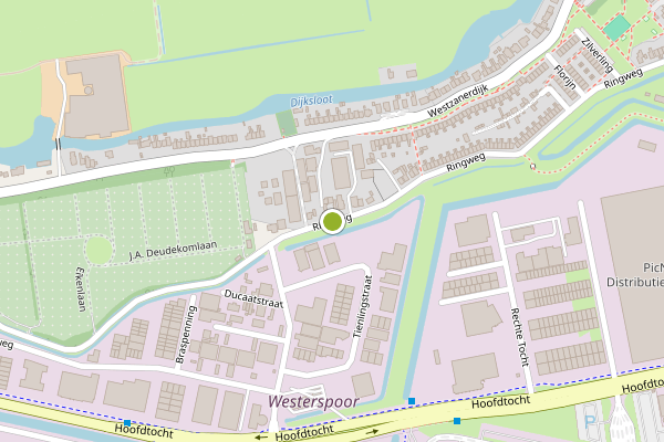 Ambulance-melding op Ringweg, Zaandam op 6 juni, kaart-overzicht