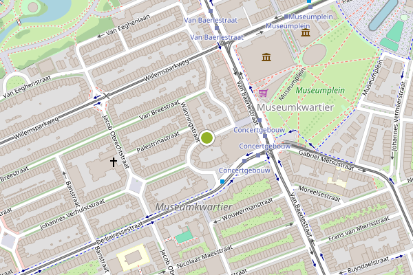 Ambulance-melding op Jan Willem Brouwersstraat, Amsterdam op 6 juni, kaart-overzicht