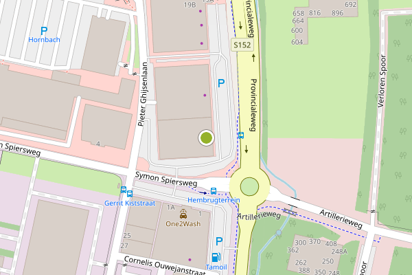 Ambulance-melding op Symon Spiersweg, Zaandam op 6 juni, kaart-overzicht