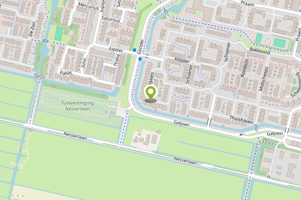 Ambulance-melding op Buitengaats, Amstelveen op 1 mei, kaart-overzicht