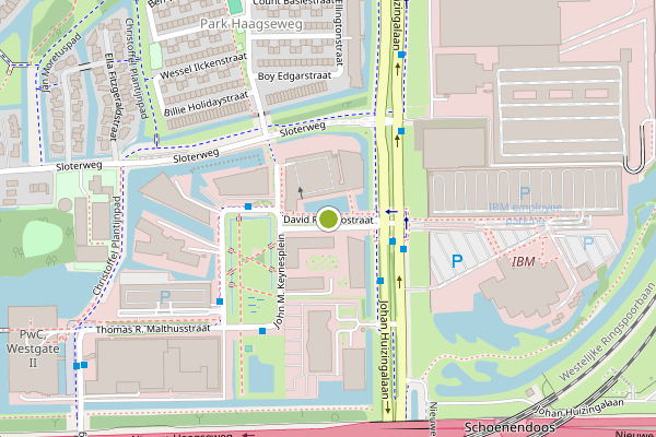 Ambulance-melding op David Ricardostraat, Amsterdam op 6 juni, kaart-overzicht