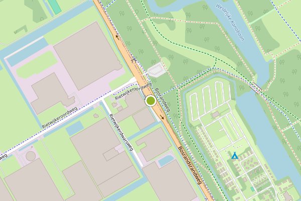 Ambulance-melding op Bosrandweg, Aalsmeer op 6 juni, kaart-overzicht