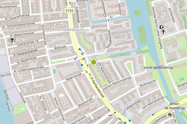 Ambulance-melding op Govert 't Hoenstraat, Zaandam op 7 juni, kaart-overzicht