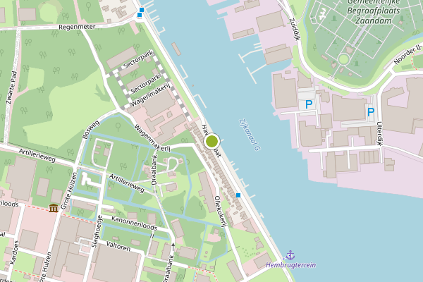 Ambulance-melding op Havenstraat, Zaandam op 7 juni, kaart-overzicht
