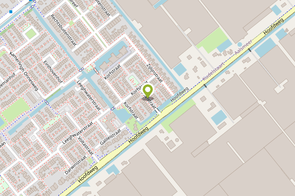 Ambulance-melding op Doelstraat, Kudelstaart op 1 mei, kaart-overzicht