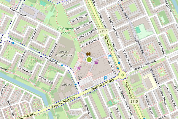 Ambulance-melding op Waterlandplein, Amsterdam op 8 juni, kaart-overzicht