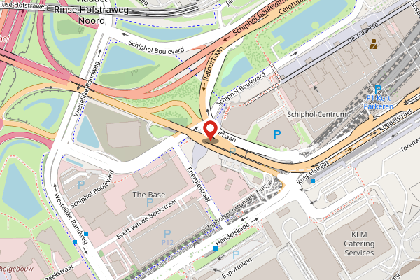 Brandweer-melding op Ceintuurbaan Zuid, Schiphol op 1 mei, kaart-overzicht