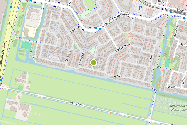 Ambulance-melding op De Weteringsbrugmolen, Amstelveen op 8 juni, kaart-overzicht