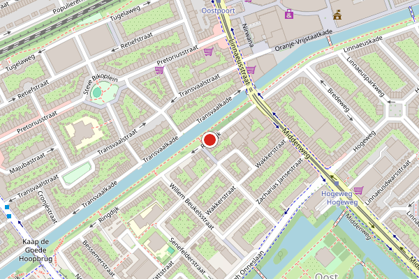 Brandweer-melding op Ringdijk, Amsterdam op 8 juni, kaart-overzicht