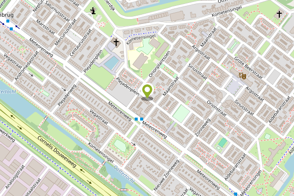 Ambulance-melding op Rigelstraat, Amsterdam op 2 mei, kaart-overzicht