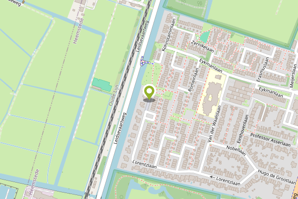 Ambulance-melding op Lorentzlaan, Heemstede op 2 mei, kaart-overzicht