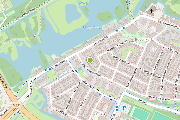 Ambulance-melding op Bosboom Toussaintlaan, Amstelveen op 9 juni, kaart-overzicht