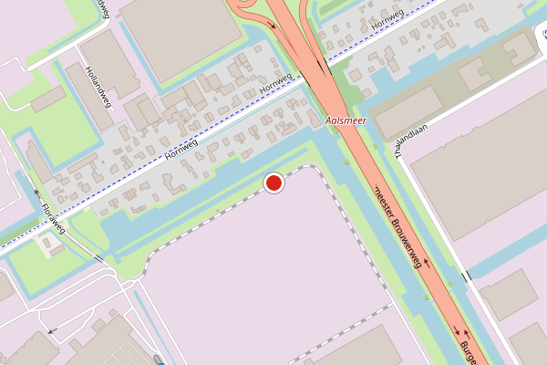 Brandweer-melding op Sierteeltstraat, Aalsmeer op 9 juni, kaart-overzicht